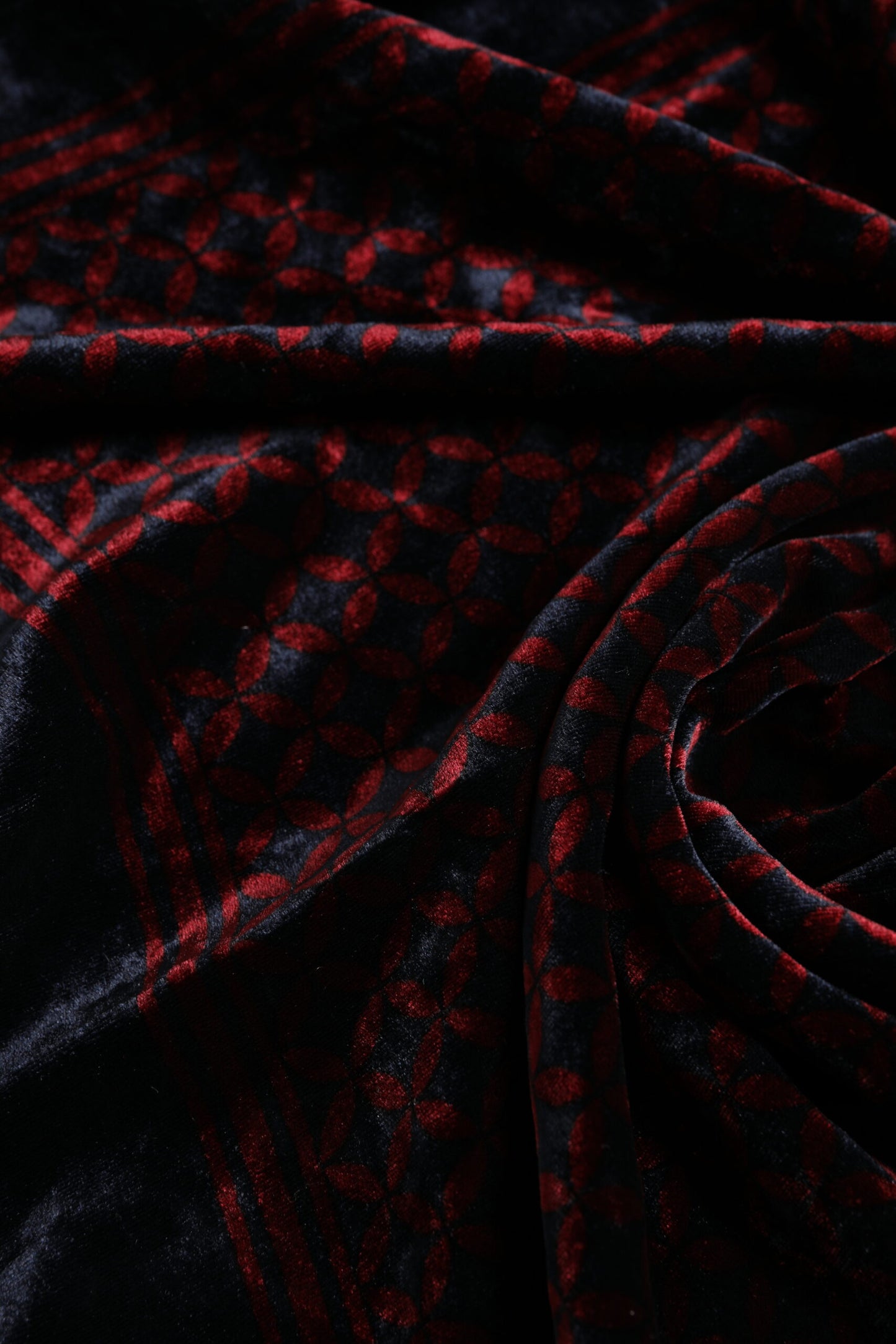 Dolce & Gabbana Black Red Viscose Square Men Foulard Scarf Curated Luxury Accessories by Orvyn