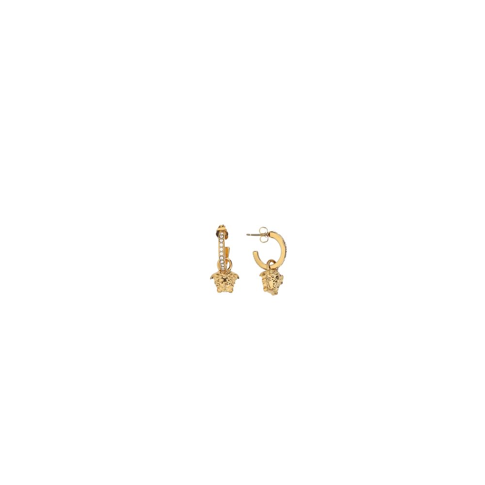 Versace Gold Metal Earrings Curated Luxury Accessories by Orvyn