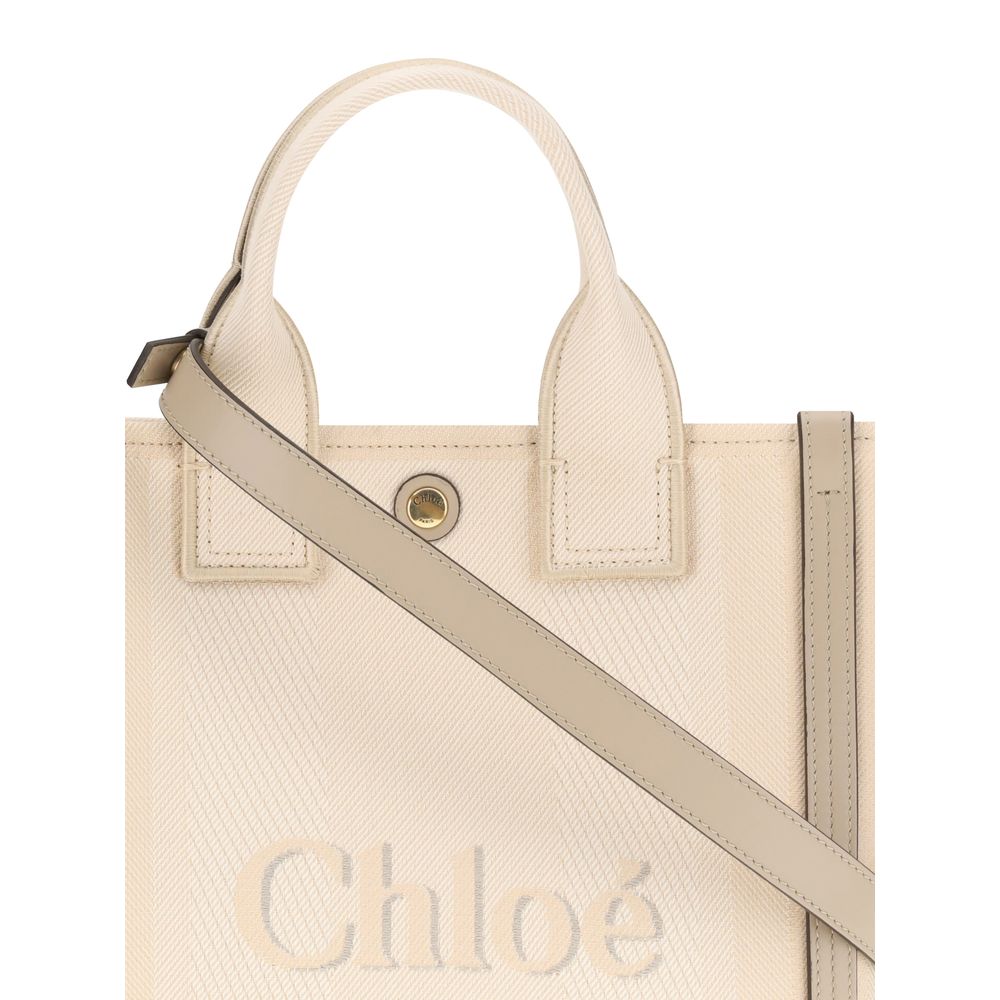 Chloé Beige Cotton Handbag Curated Luxury Accessories by Orvyn
