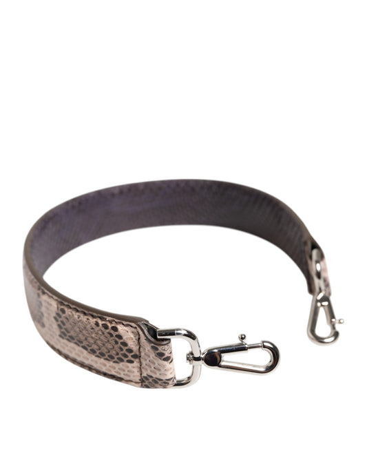 Dolce & Gabbana Beige Exotic Leather Handbag Accessory Shoulder Strap Curated Luxury Accessories by Orvyn