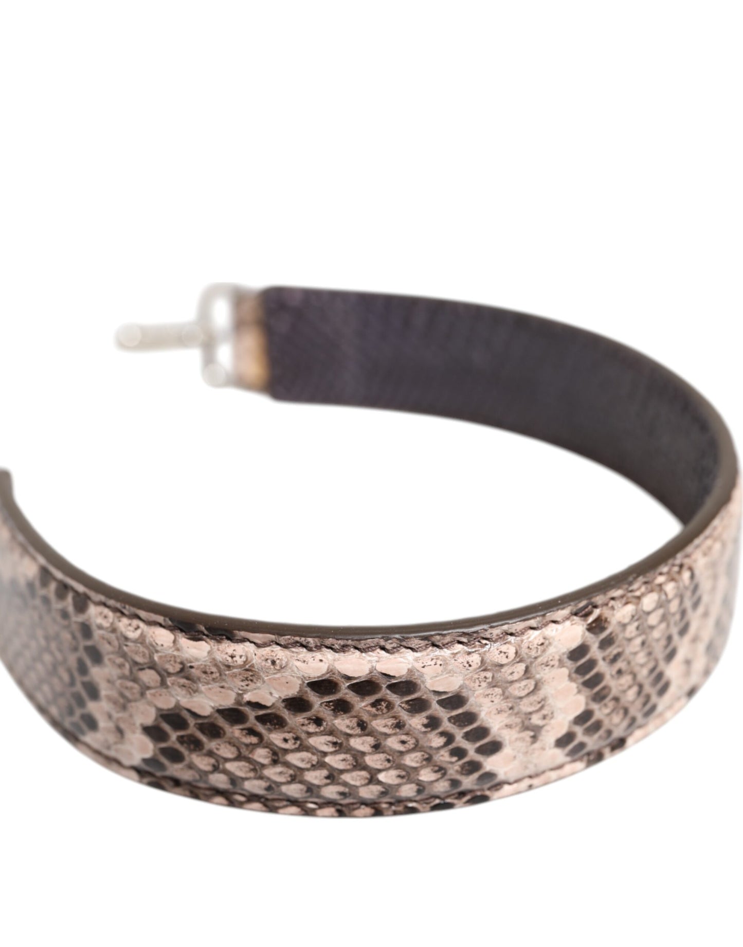 Dolce & Gabbana Beige Exotic Leather Handbag Accessory Shoulder Strap Curated Luxury Accessories by Orvyn