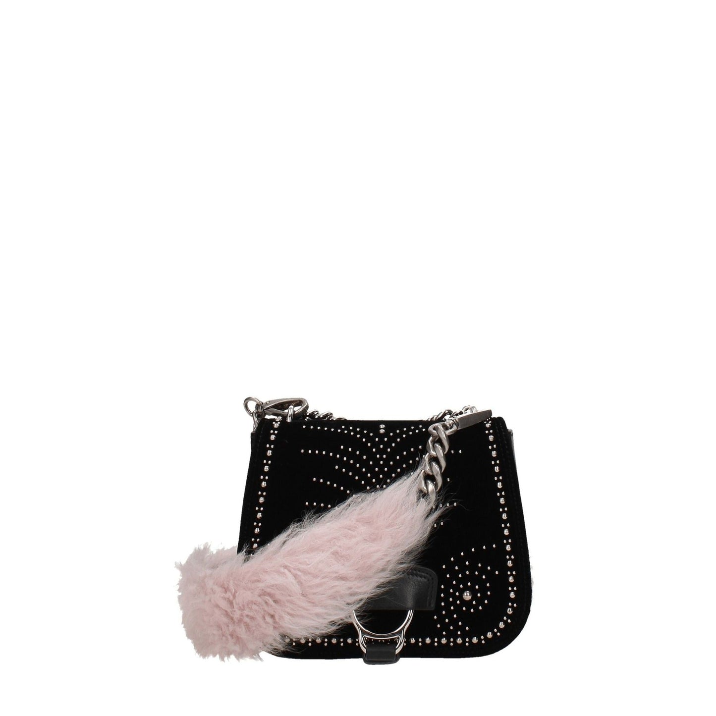 Miu Miu Pink Fur Shoulder Strap