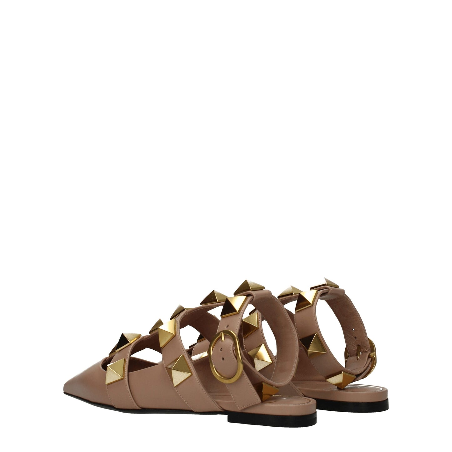 Valentino Garavani Pink Leather Sandals Curated Luxury Accessories by Orvyn