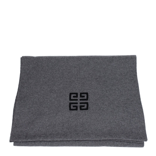 Givenchy Gray Wool Scarf Curated Luxury Accessories by Orvyn