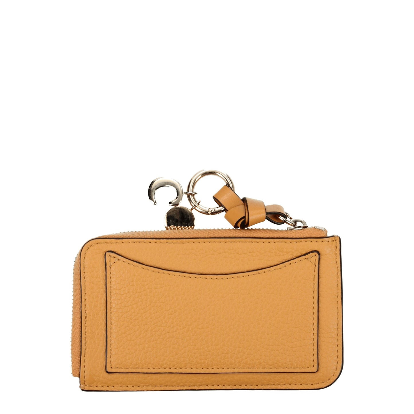 Chloé Orange Leather Wallet Curated Luxury Accessories by Orvyn