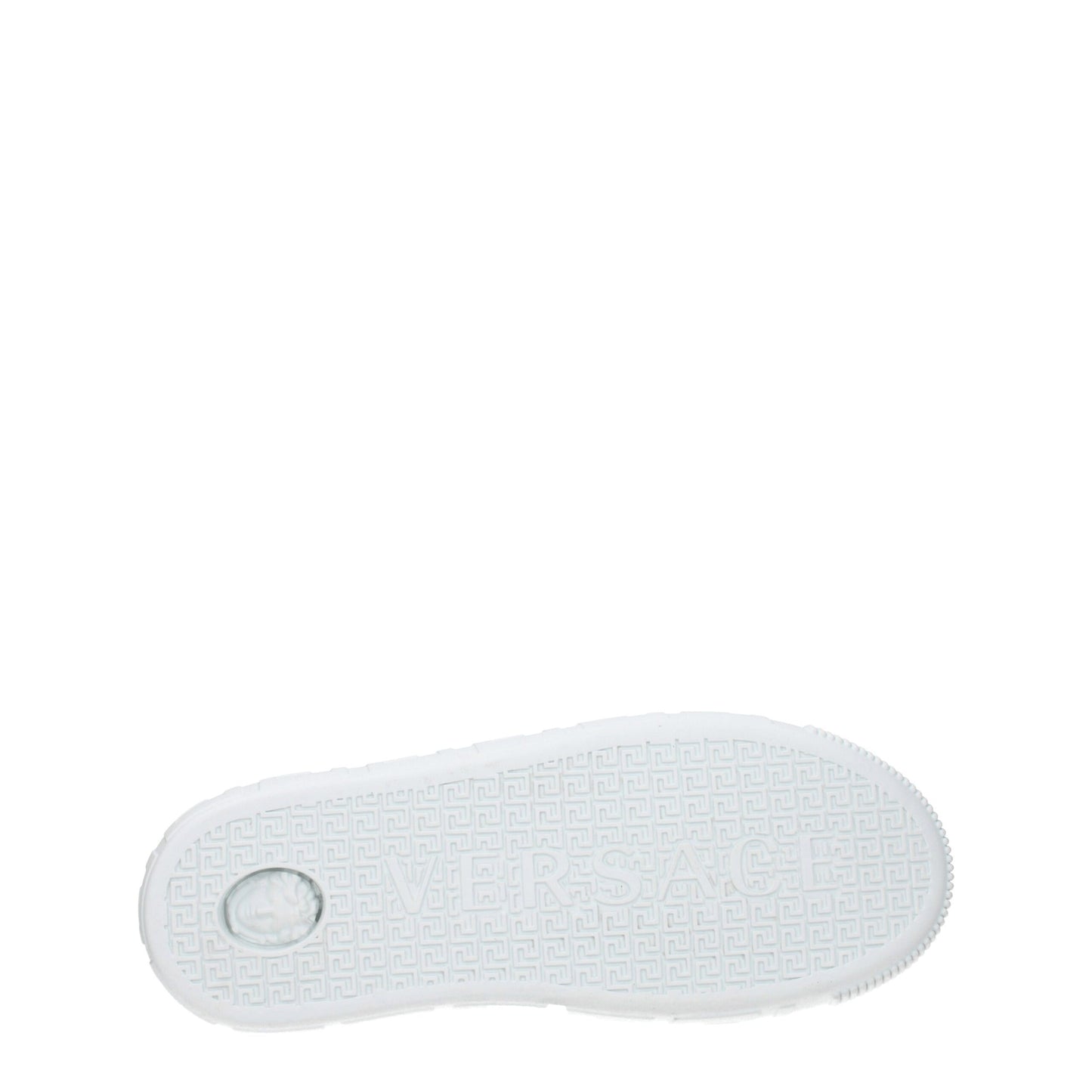Versace White Leather Low Top Sneakers Curated Luxury Accessories by Orvyn