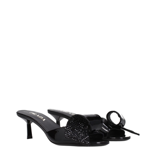 Prada Black Leather Sandals Curated Luxury Accessories by Orvyn