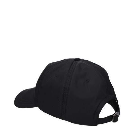 Valentino Garavani Black Polyamide Cap (Baseball Hat) Curated Luxury Accessories by Orvyn