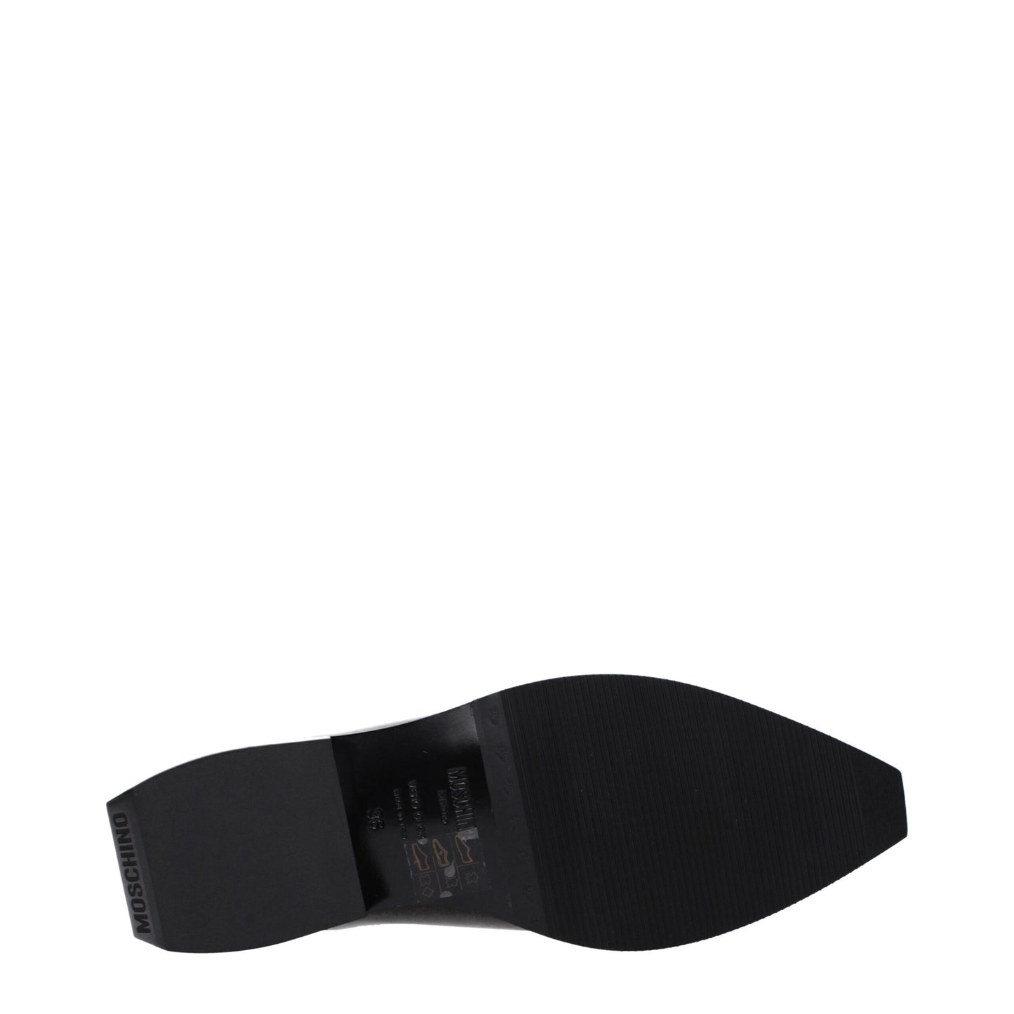 Moschino Black Leather Mules Curated Luxury Accessories by Orvyn