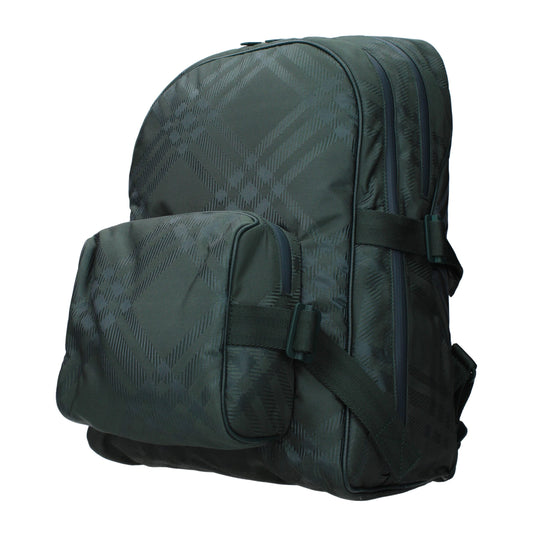 Burberry Green Fabric Backpack Bags grün