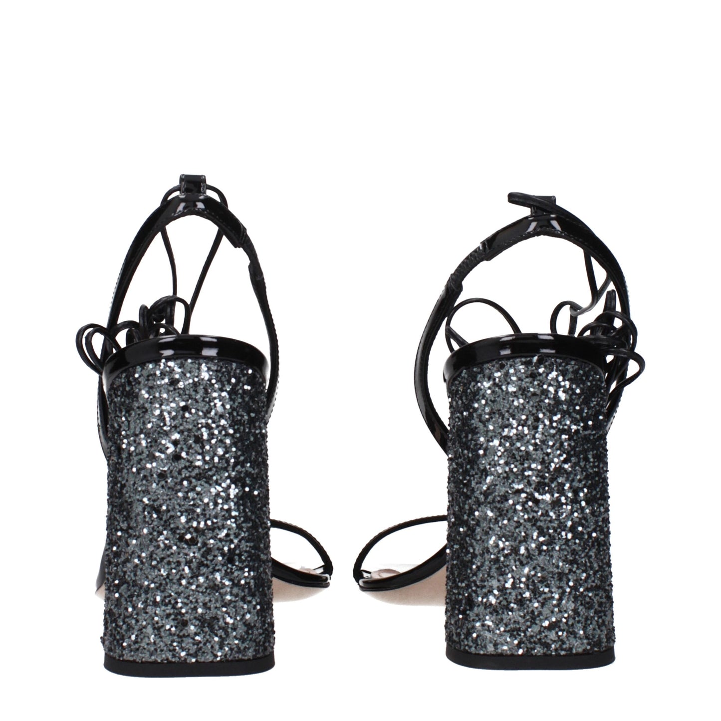 Miu Miu Black Leather Platform Sandals Curated Luxury Accessories by Orvyn