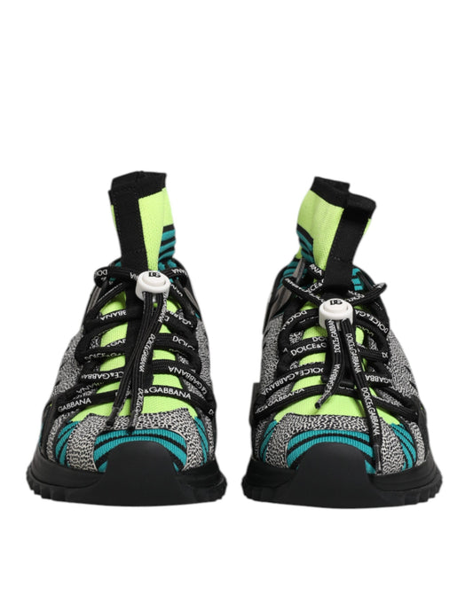 Dolce & Gabbana Multicolor Sorrento Socks Men Sneakers Shoes Curated Luxury Accessories by Orvyn