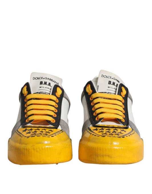 Dolce & Gabbana Multicolor MIAMI Low Top Sneakers Shoes Curated Luxury Accessories by Orvyn