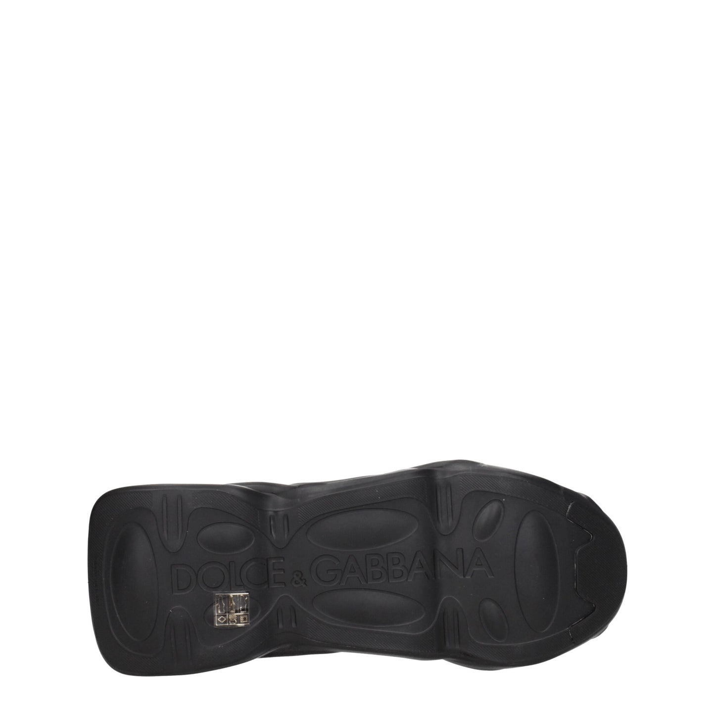 Dolce & Gabbana Black 'Lace Up' Sneakers schwarz