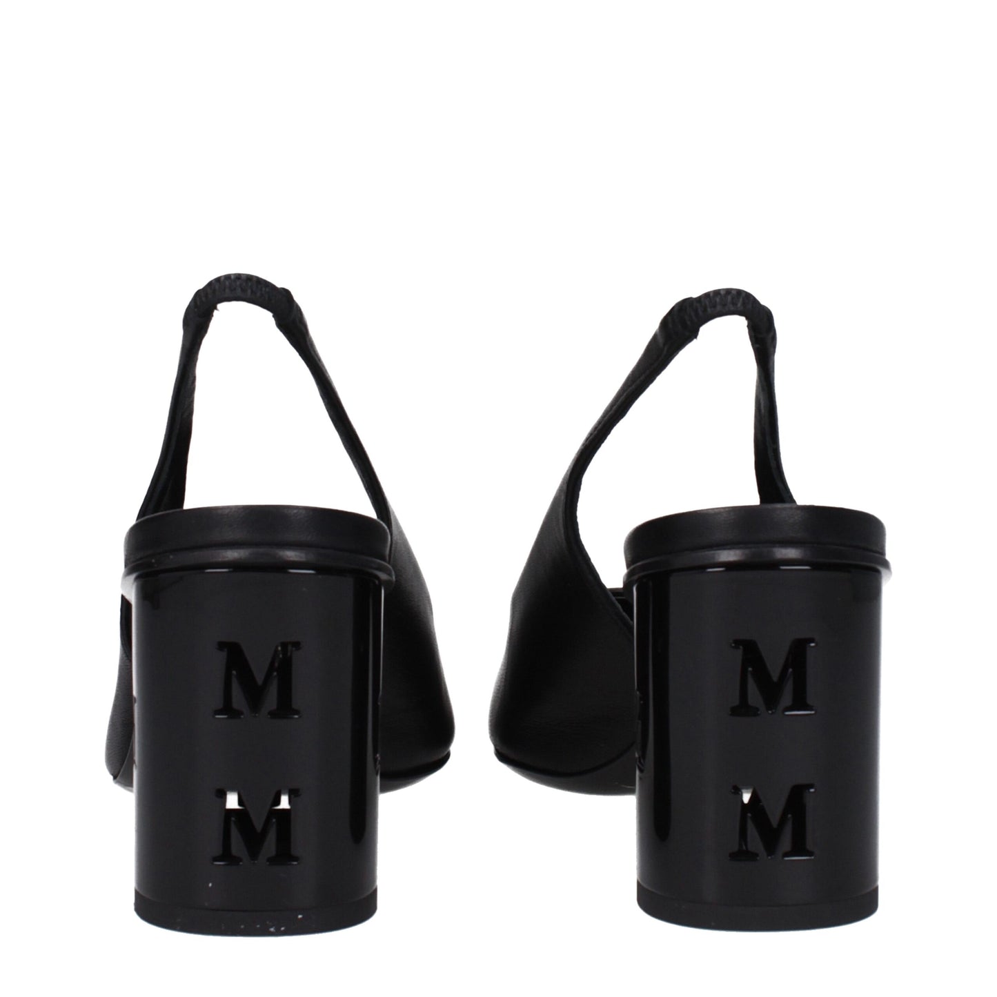 Max Mara Black Leather High Heel Pumps Curated Luxury Accessories by Orvyn