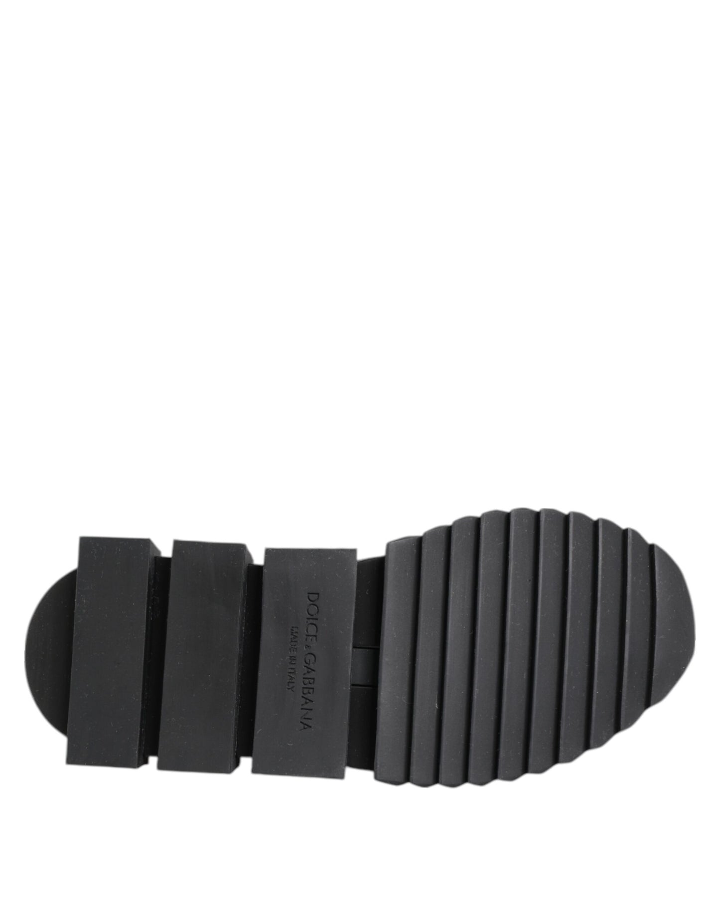 Dolce & Gabbana Black Grey Slip On Sorrento Sneakers Shoes Curated Luxury Accessories by Orvyn