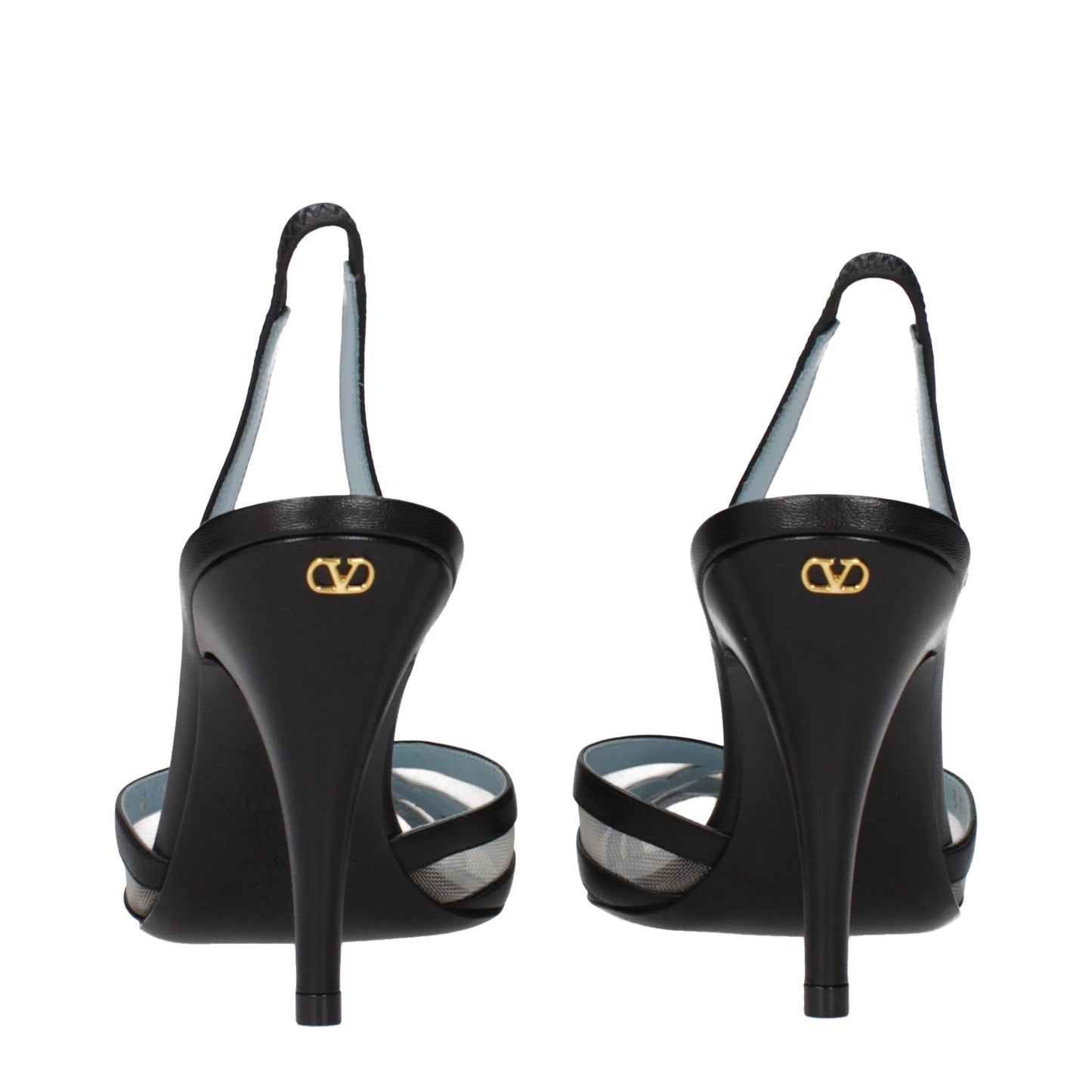 Valentino Garavani Black Leather High Heel Pumps Curated Luxury Accessories by Orvyn