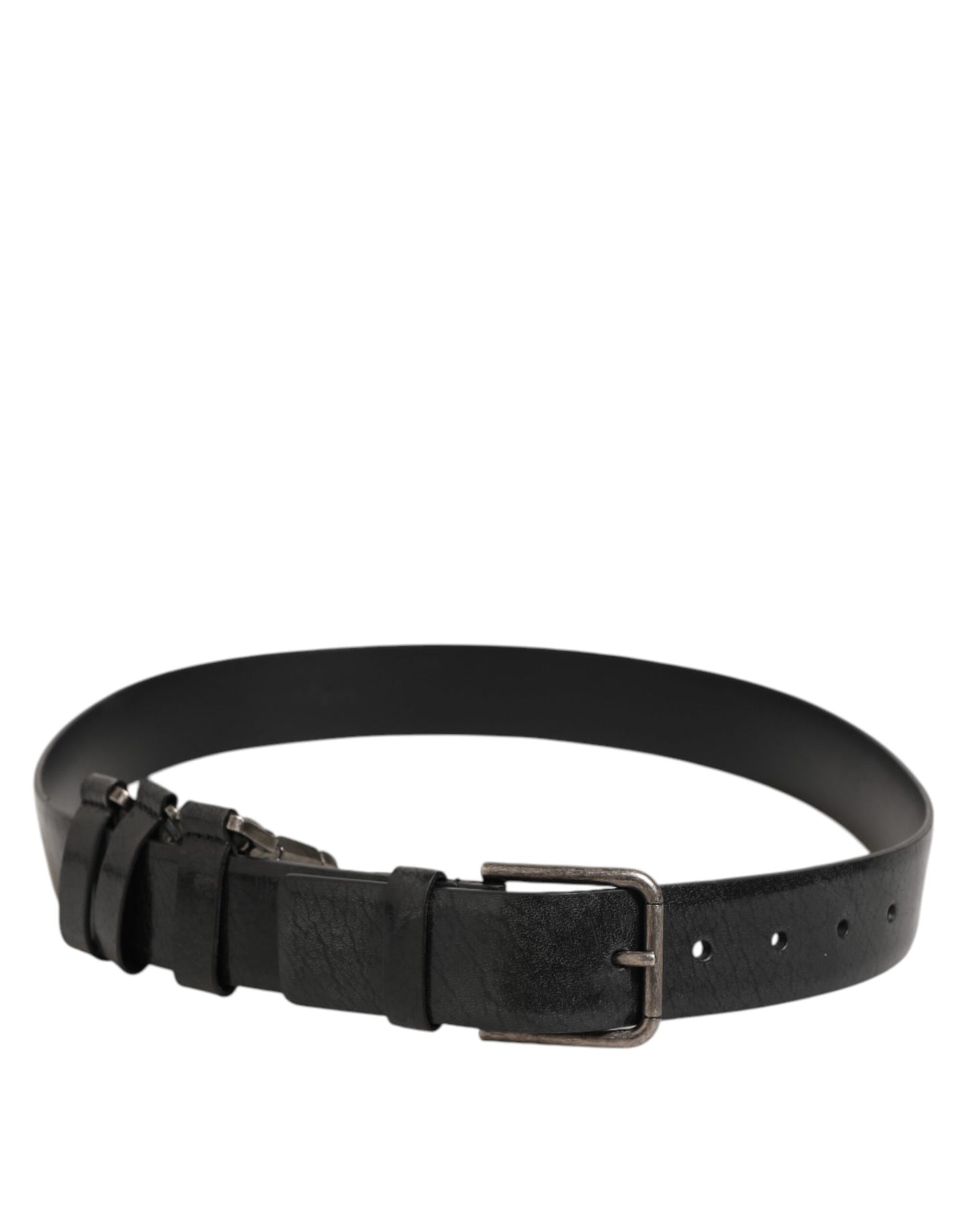 Dolce & Gabbana Black Key Ring Clip Attachments Buckle Belt Curated Luxury Accessories by Orvyn