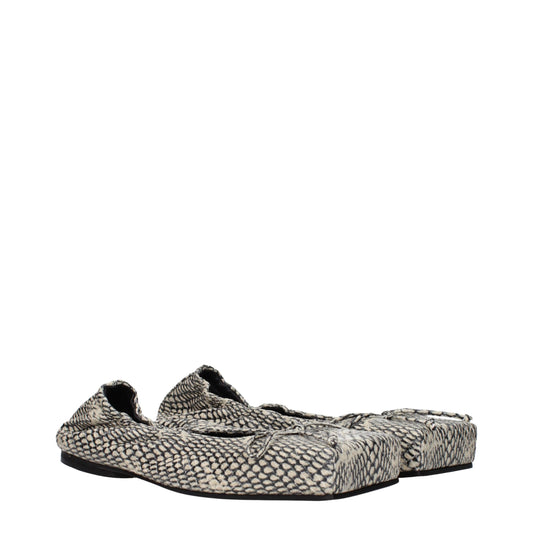 Jacquemus Beige Leather Ballet Flats Curated Luxury Accessories by Orvyn