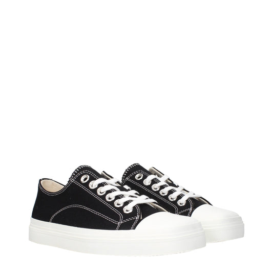 Moschino Black Fabric Low Top Sneakers Curated Luxury Accessories by Orvyn