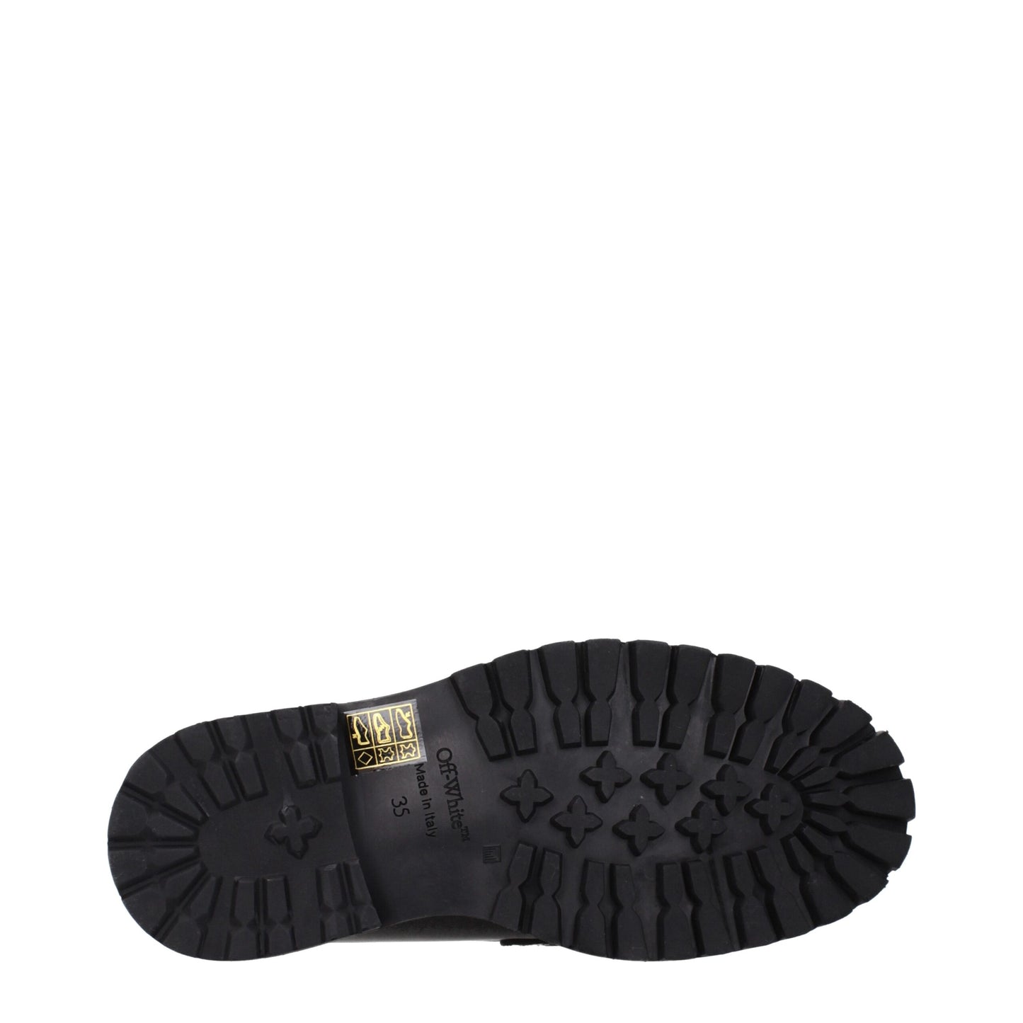 Off-White Black Leather Slip-On Loafers Curated Luxury Accessories by Orvyn