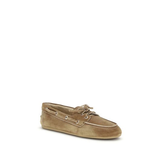 Miu Beige 'Slip-On' Loafers