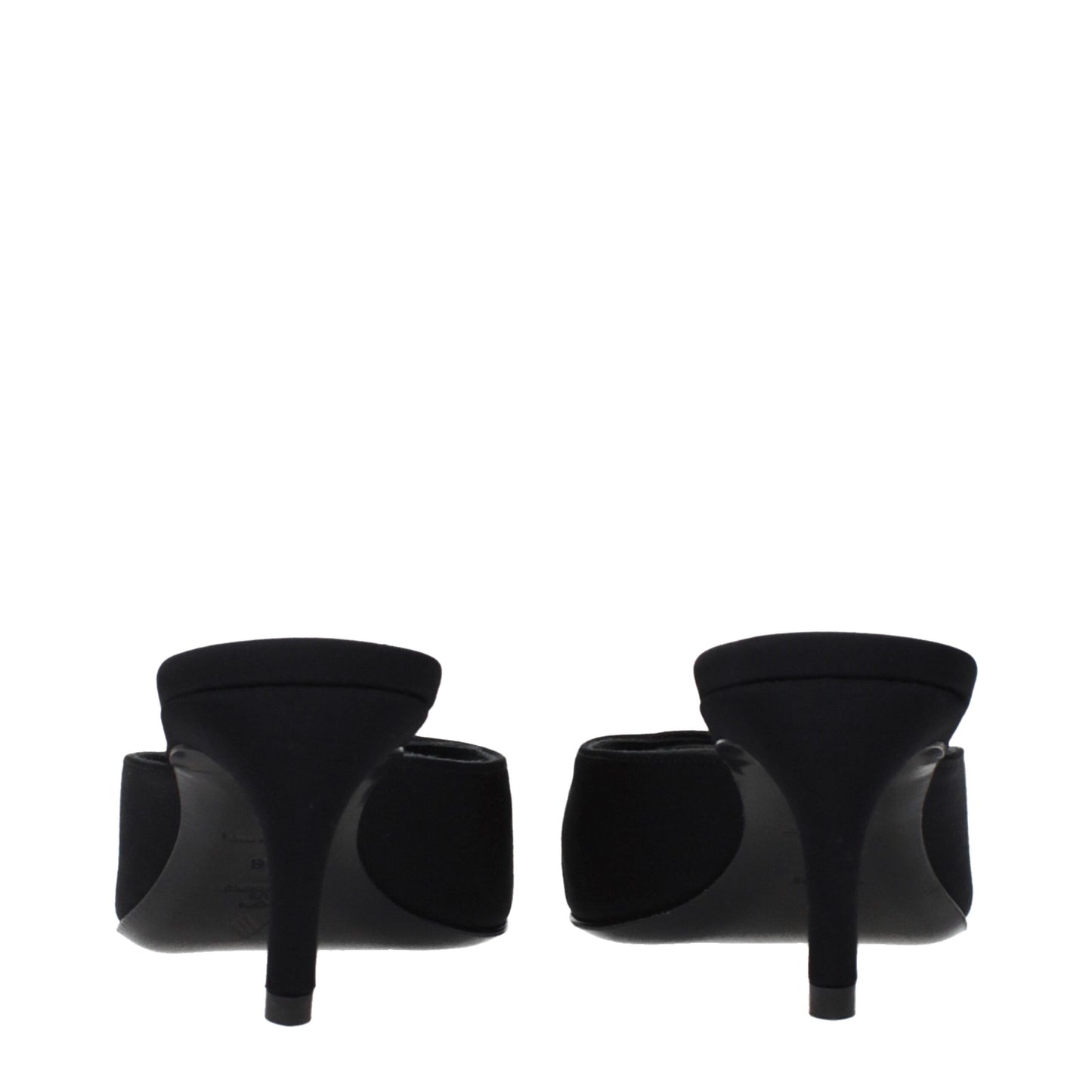 The Attico Black Fabric Flat Sandals Curated Luxury Accessories by Orvyn