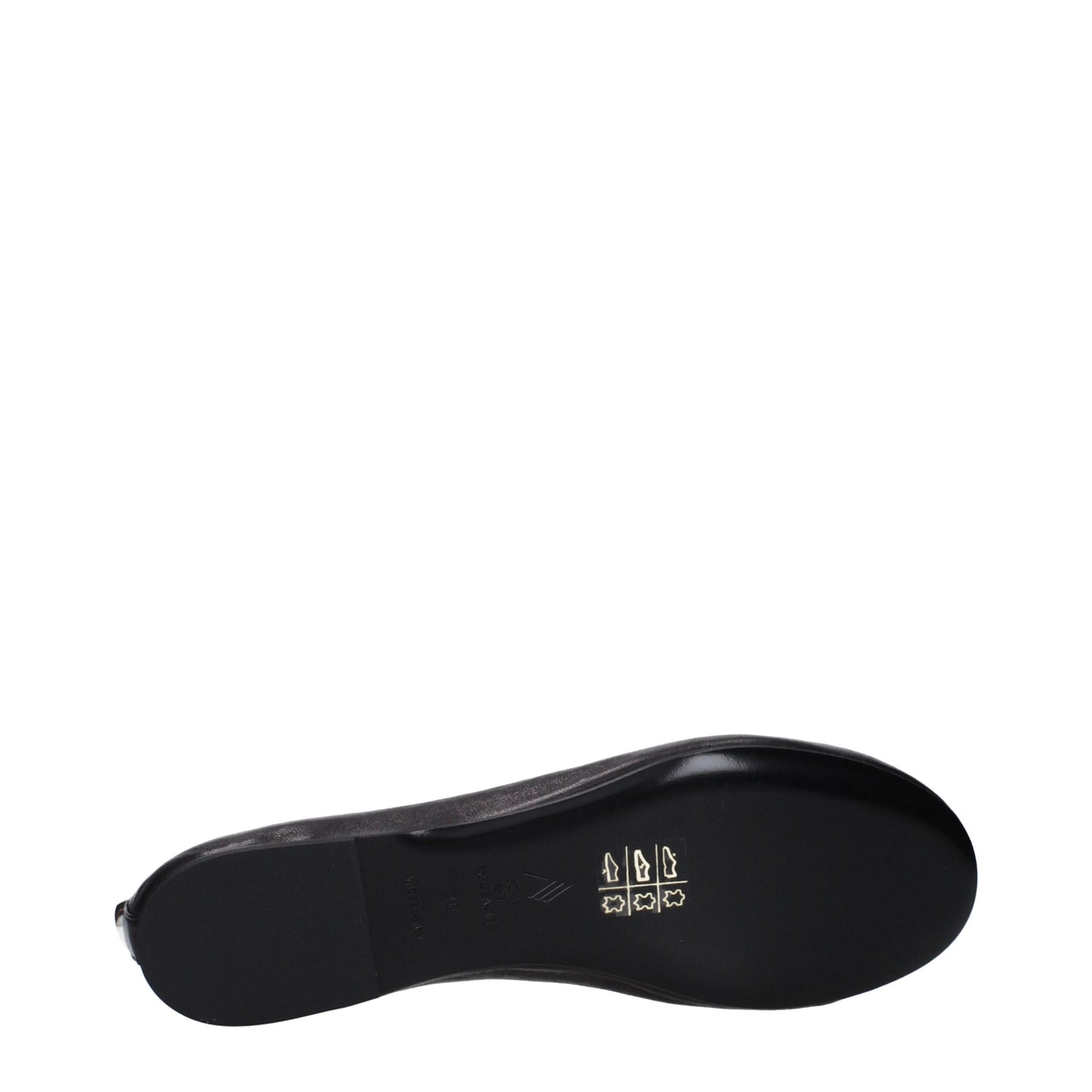 The Attico Black Leather Ballet Flats Curated Luxury Accessories by Orvyn