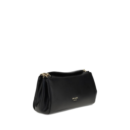 Prada Black Small Tumulte Nappa Leather Bag