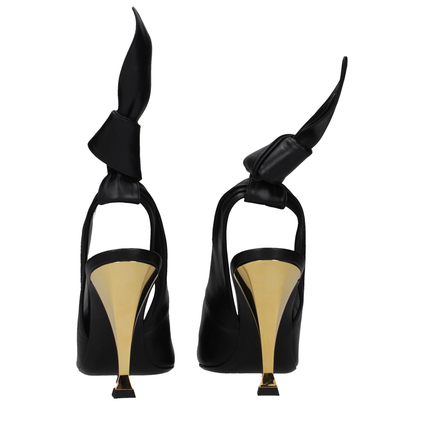 Givenchy Black Leather High Heel Pumps Curated Luxury Accessories by Orvyn