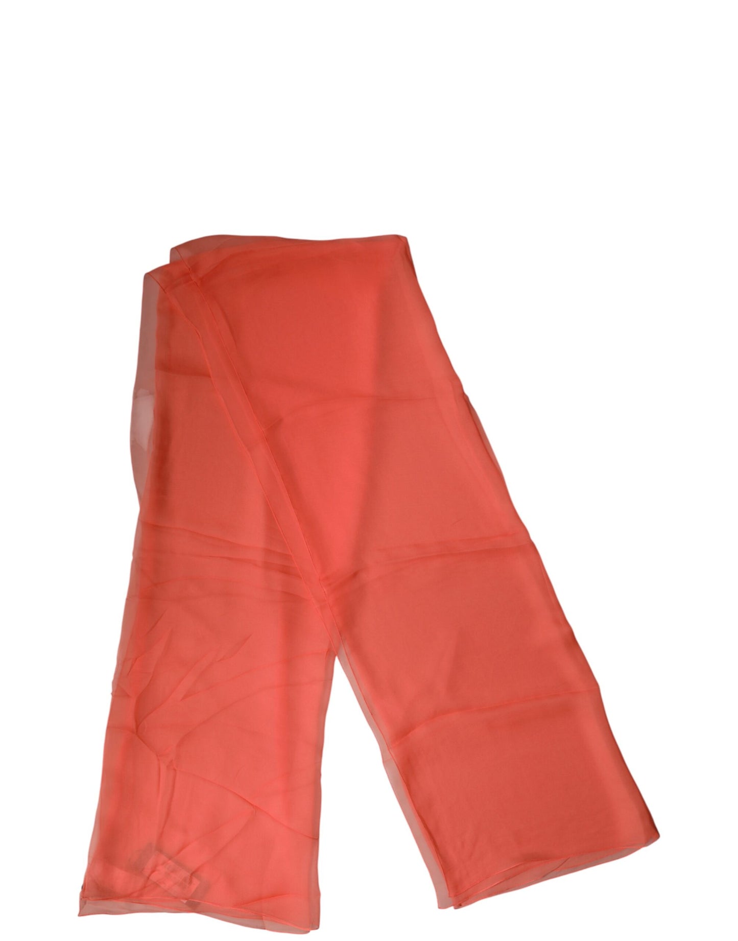 Dolce & Gabbana Orange Stole Silk Neck Wrap Shawl Men Scarf Curated Luxury Accessories by Orvyn