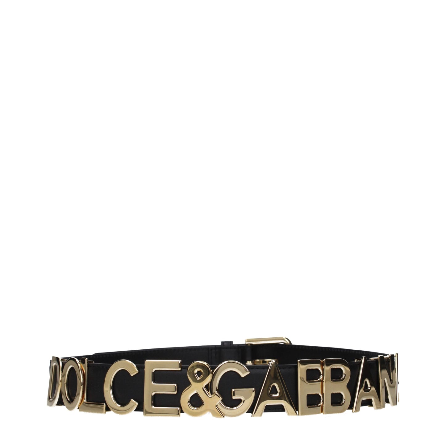 Dolce & Gabbana Black Leather Regular Belt Curated Luxury Accessories by Orvyn