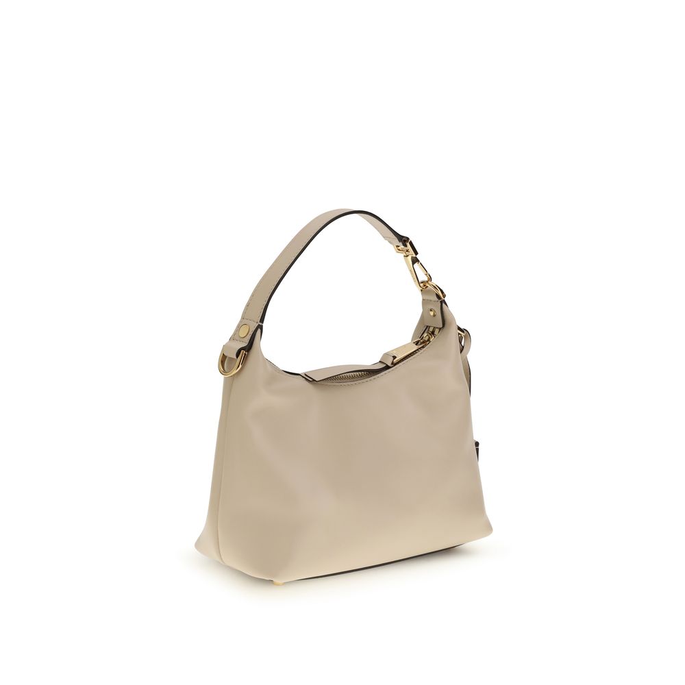 Versace Beige Calf Leather Bos Taurus Handbag Curated Luxury Accessories by Orvyn