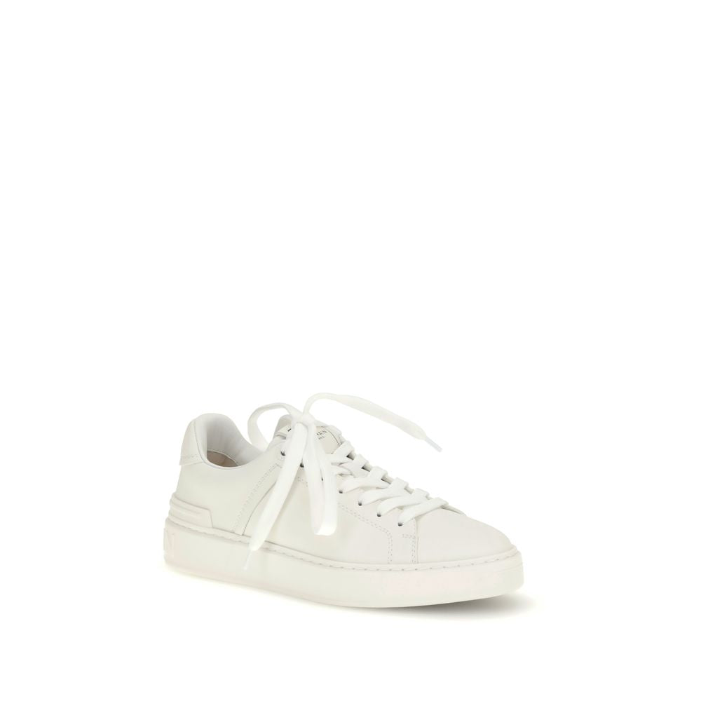 Balmain White 'Court' Sneakers weiss
