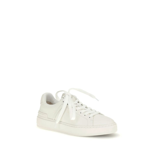 Balmain White 'Court' Sneakers weiss