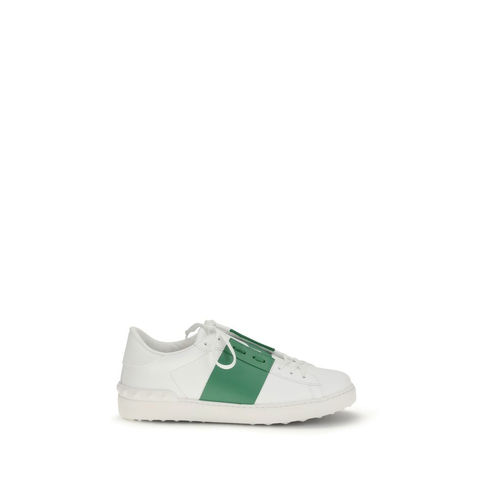 Valentino Garavani White Calf Leather Bos Taurus Low Top Sneakers Curated Luxury Accessories by Orvyn
