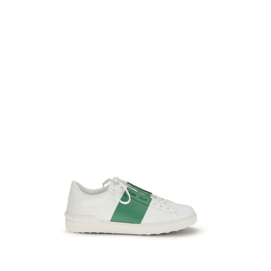 Valentino Garavani White Calf Leather Bos Taurus Low Top Sneakers Curated Luxury Accessories by Orvyn