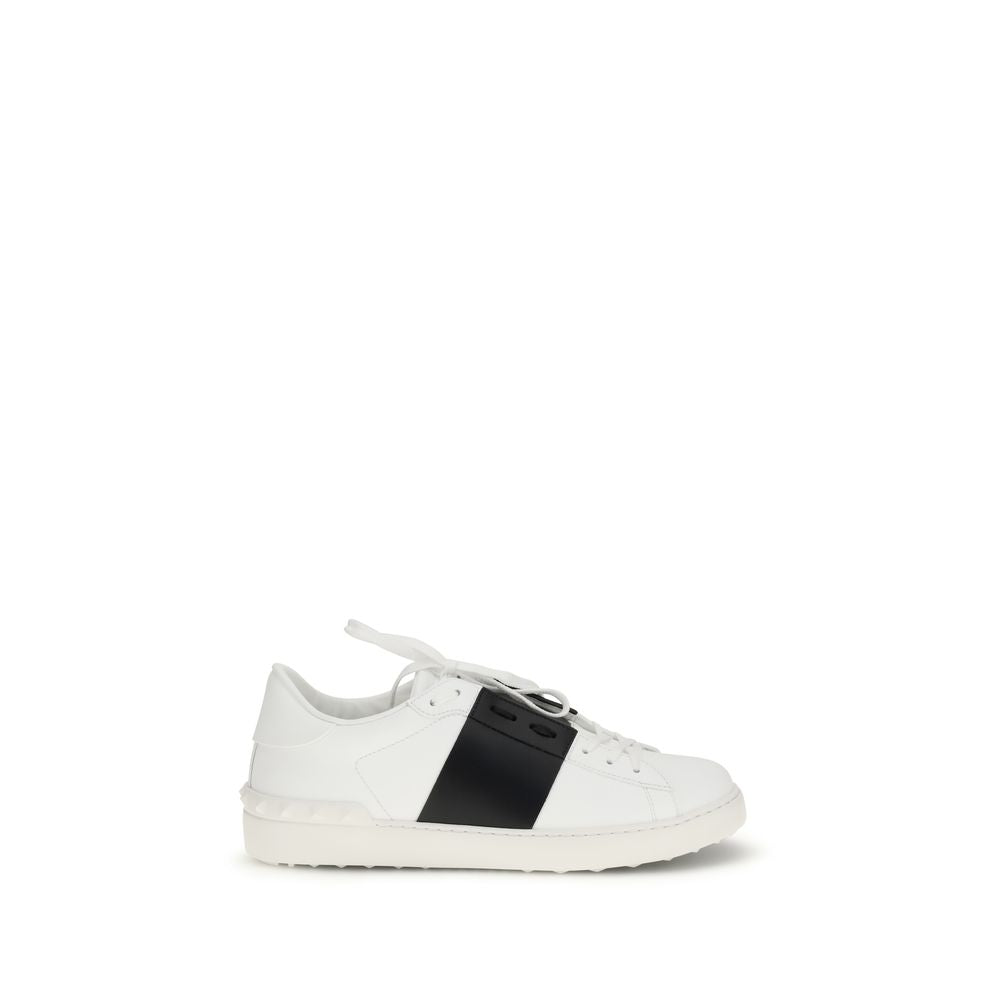 Valentino Garavani White Calf Leather Bos Taurus Low Top Sneakers Curated Luxury Accessories by Orvyn