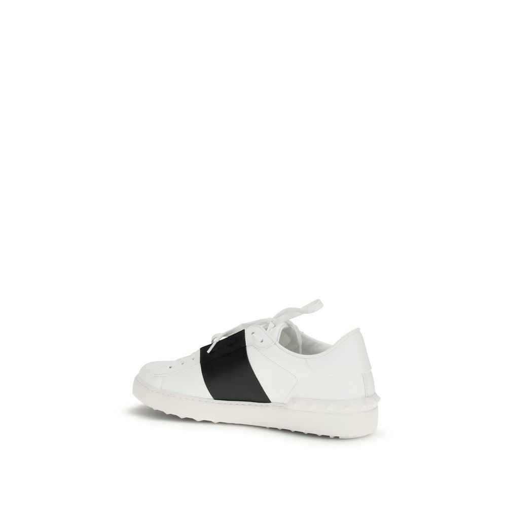 Valentino Garavani White Calf Leather Bos Taurus Low Top Sneakers Curated Luxury Accessories by Orvyn
