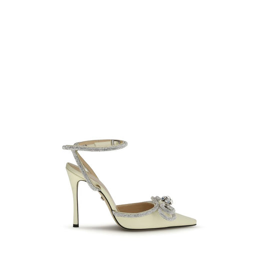 MACH & MACH Bicolor Silk High Heel Pumps Curated Luxury Accessories by Orvyn
