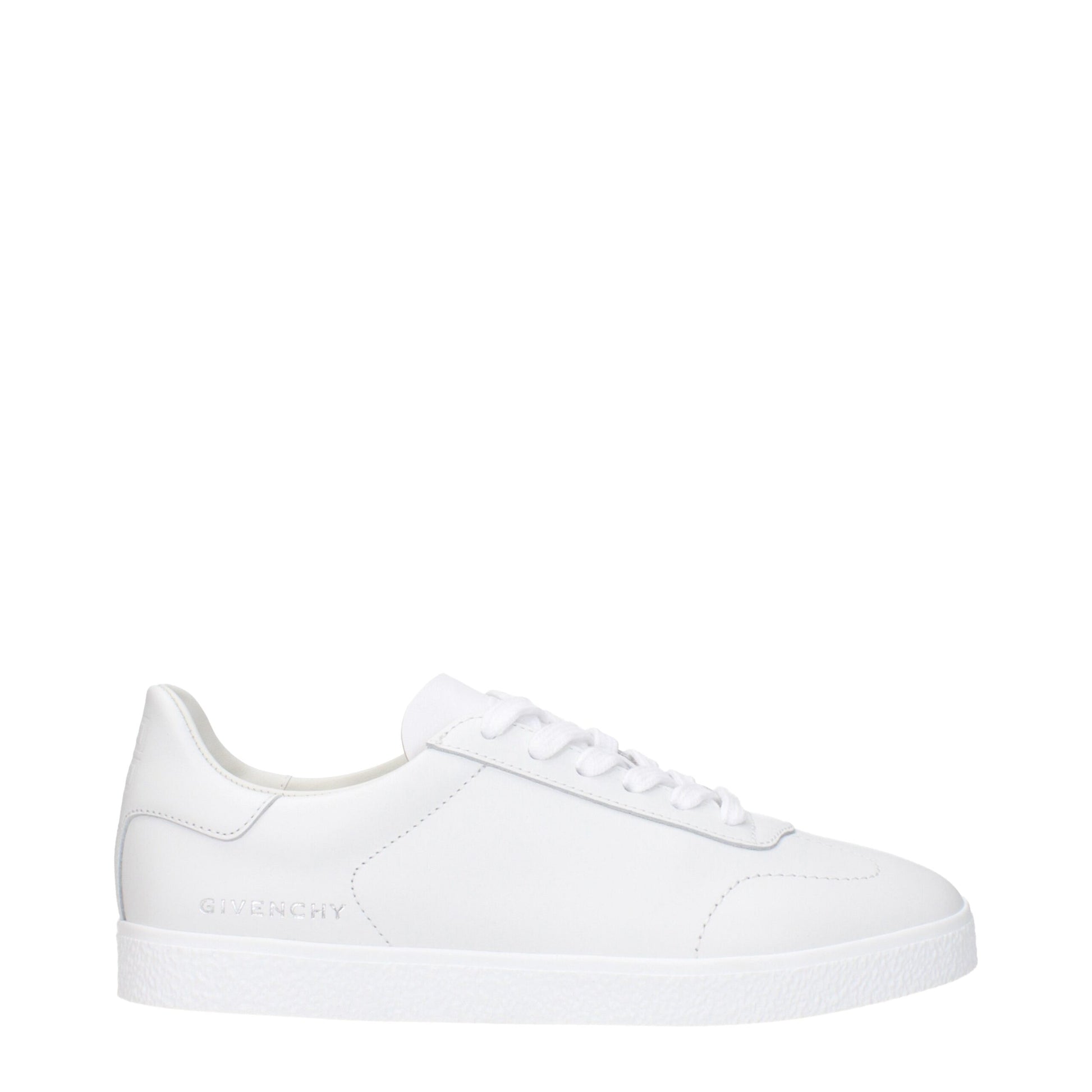 Givenchy White Leather Low Top Sneakers Curated Luxury Accessories by Orvyn