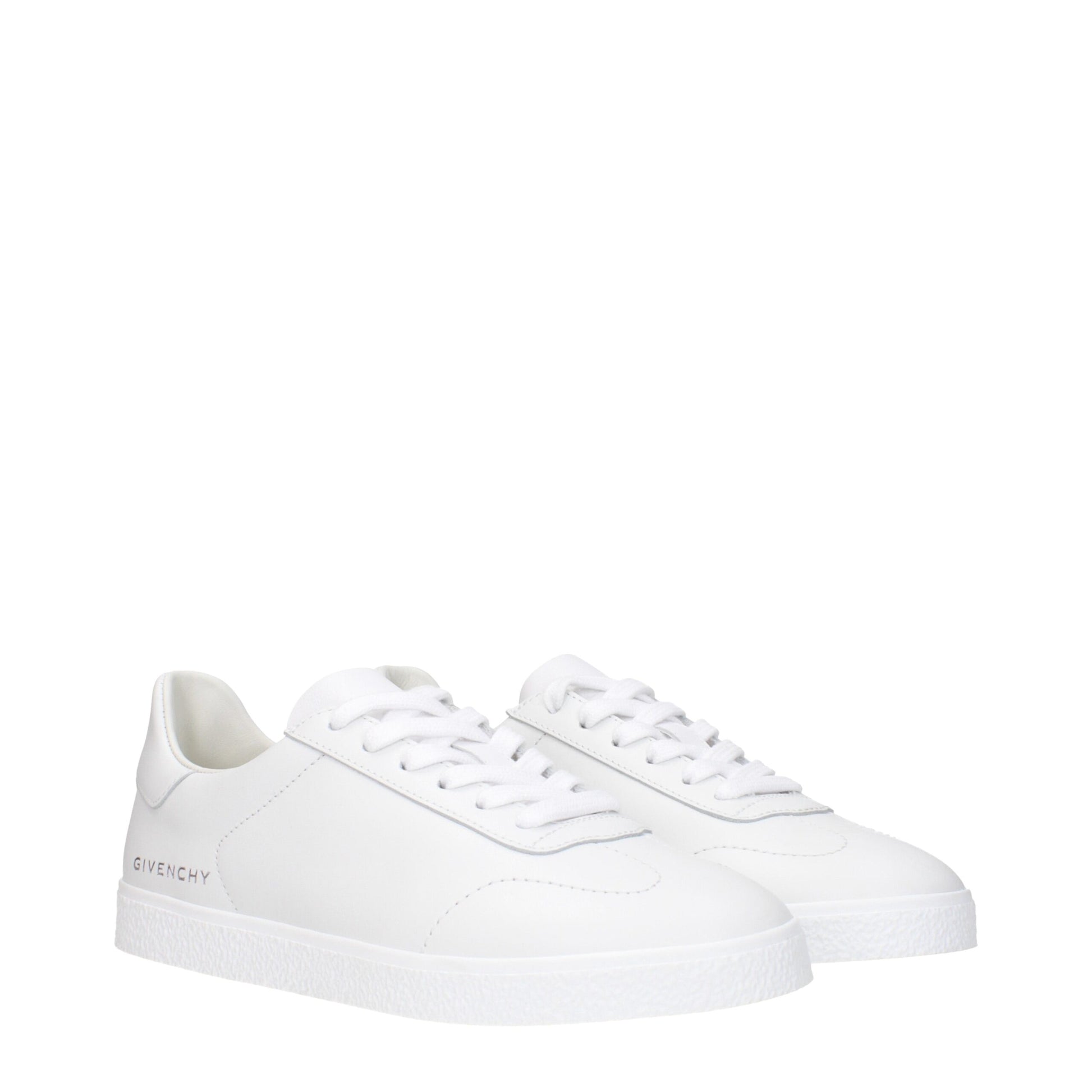 Givenchy White Leather Low Top Sneakers Curated Luxury Accessories by Orvyn