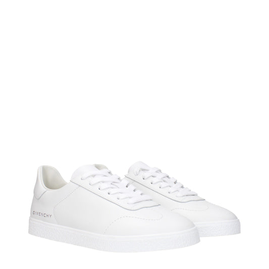 Givenchy White Leather Low Top Sneakers Curated Luxury Accessories by Orvyn
