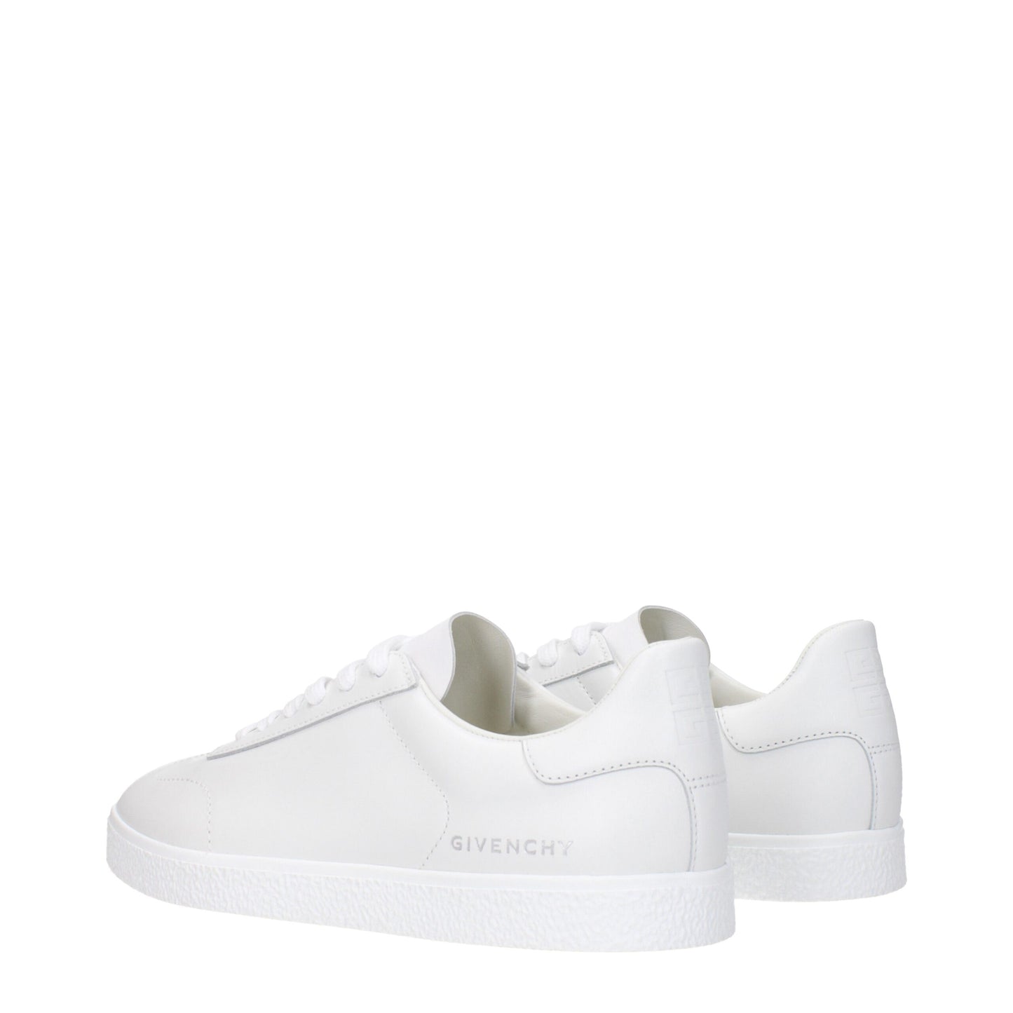 Givenchy White Leather Low Top Sneakers Curated Luxury Accessories by Orvyn