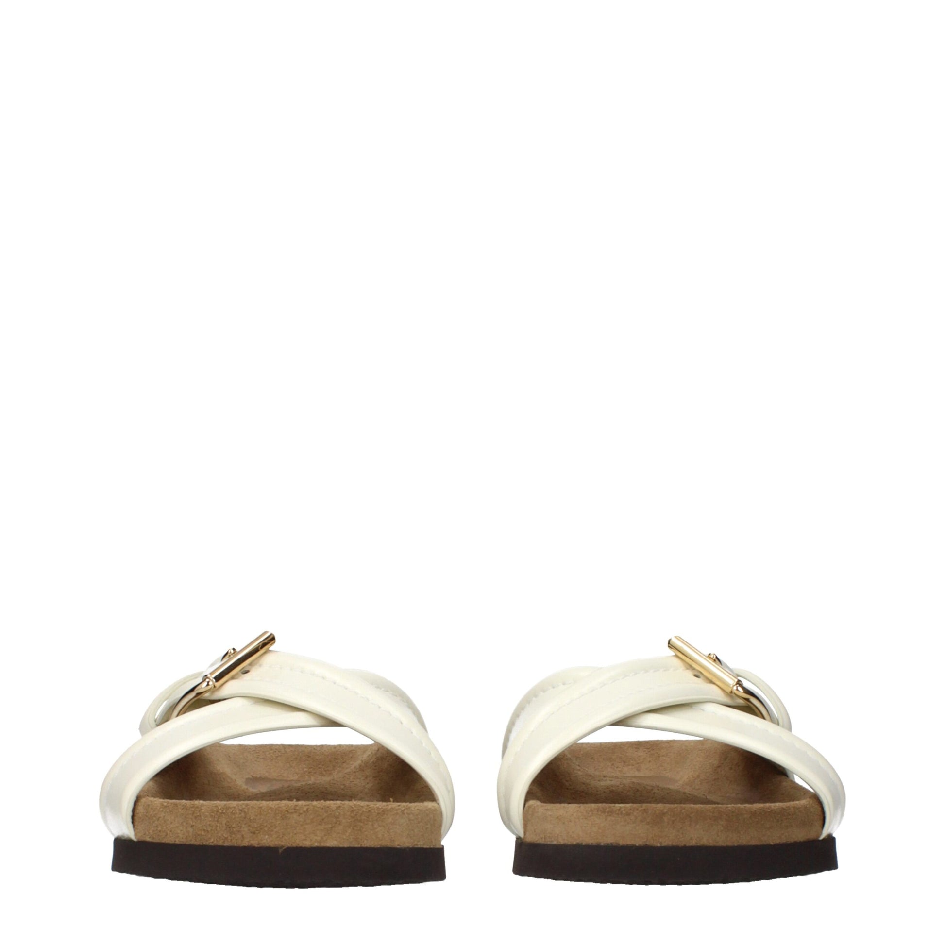 Valentino Garavani Beige Leather Slippers Curated Luxury Accessories by Orvyn