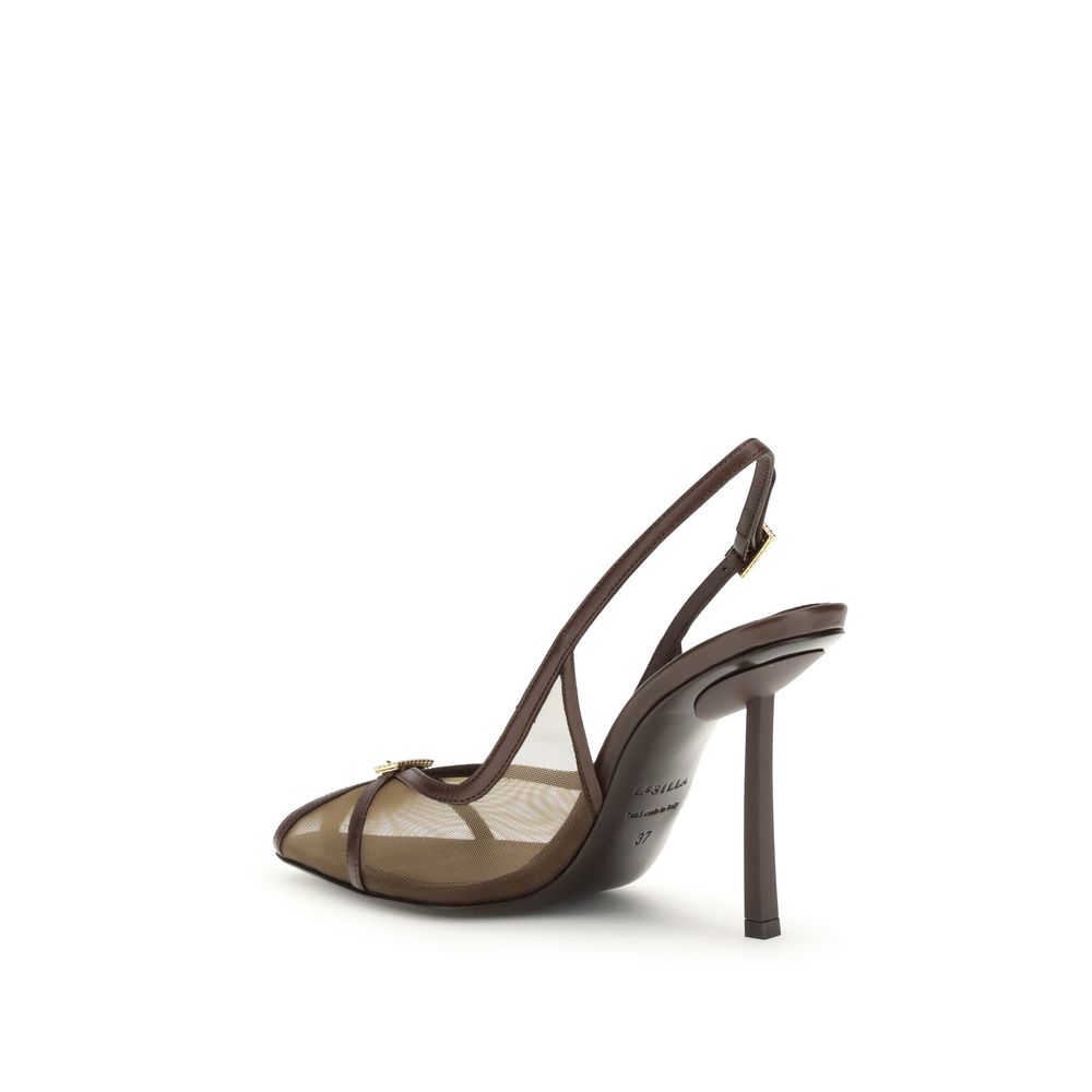 LE SILLA Brown 'Platform' Pumps braun