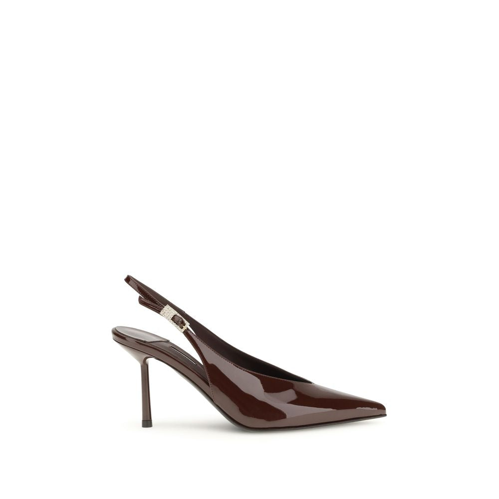 LE SILLA Brown Clivage Décolleté Mini Pumps braun