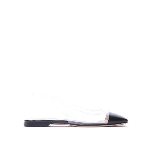 Gianvito Rossi Black Plexiglass Ballet Flats Curated Luxury Accessories by Orvyn