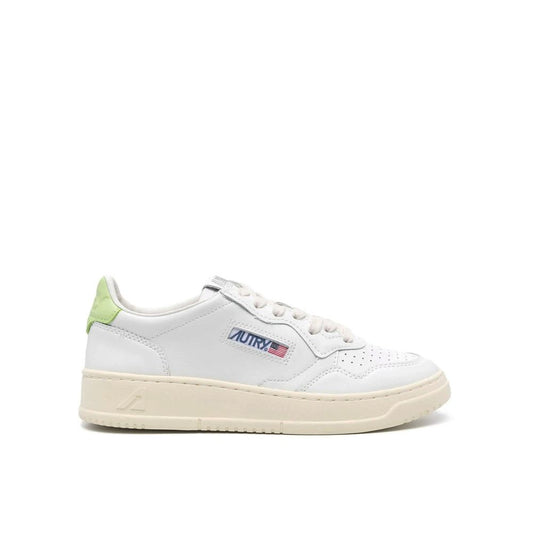 Autry White Leather Low Top Sneakers Curated Luxury Accessories by Orvyn