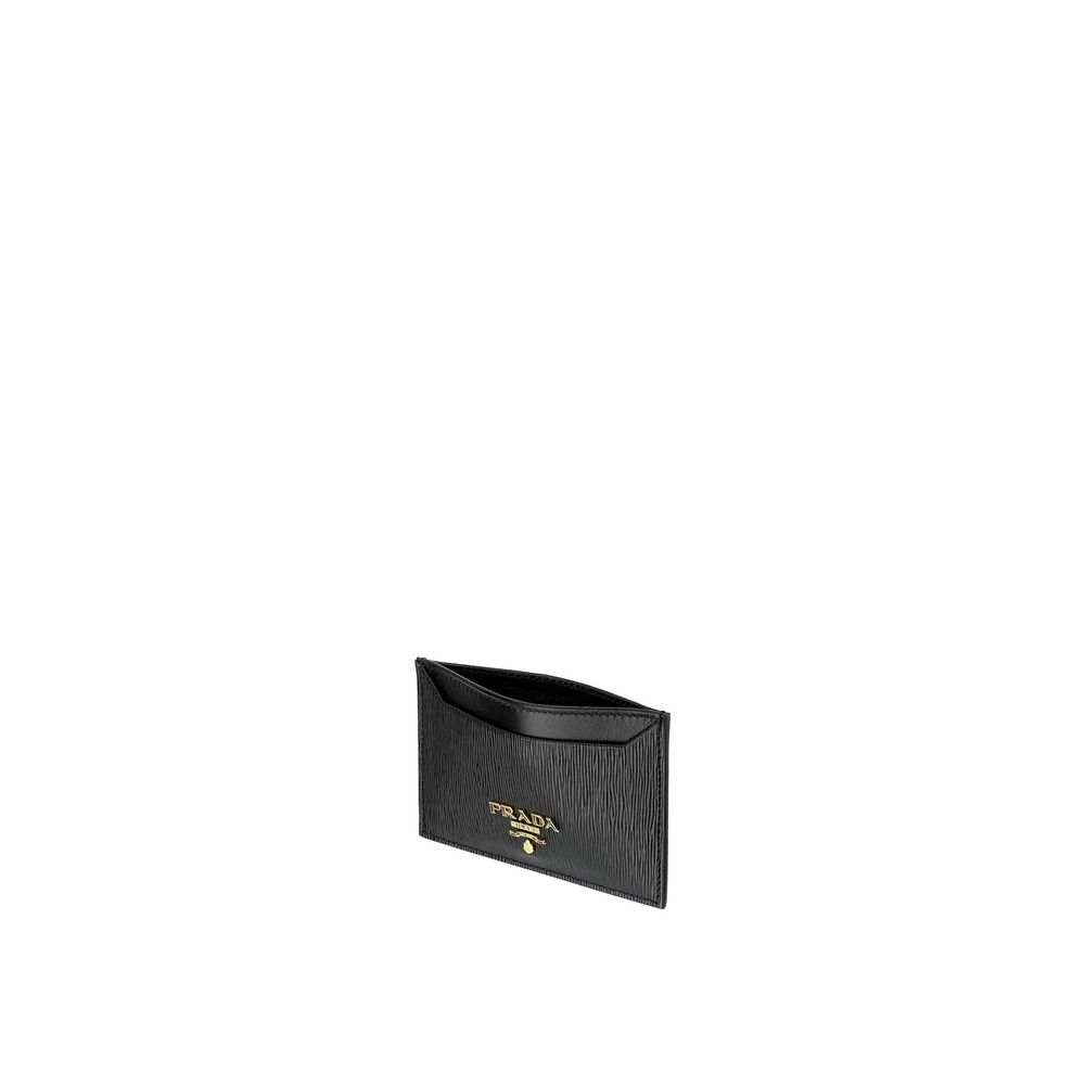 Prada Black Calfskin Wallet Curated Luxury Accessories by Orvyn
